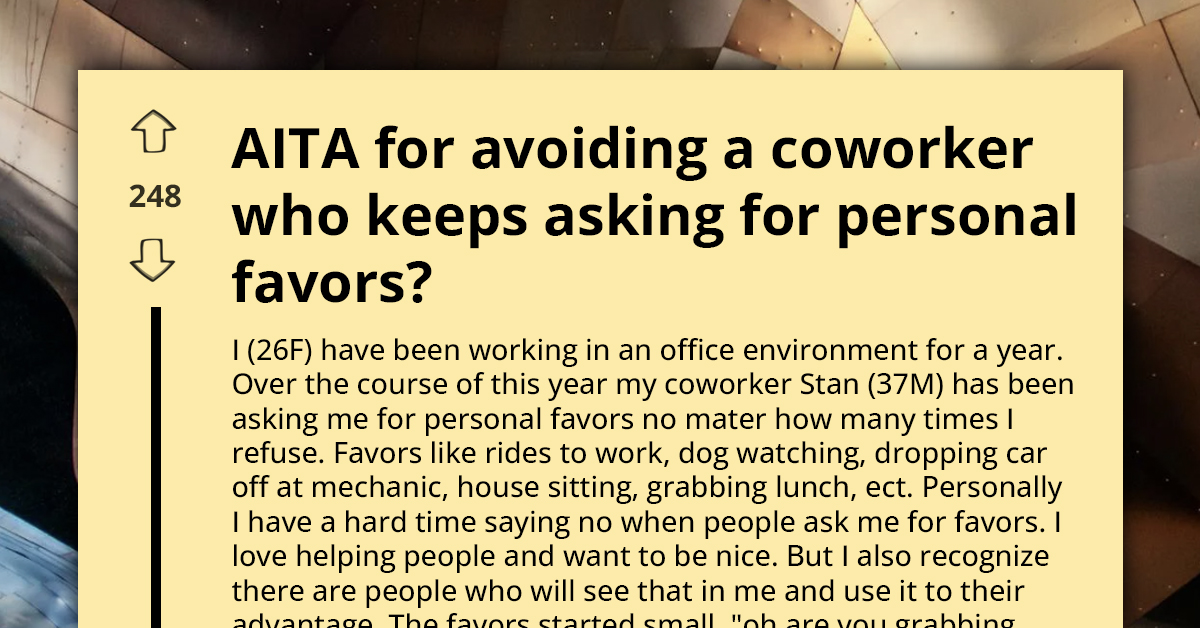 She Just Wanted To Be Nice - But Her Coworker Took Advantage