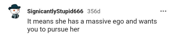 7. She Has a Massive Ego