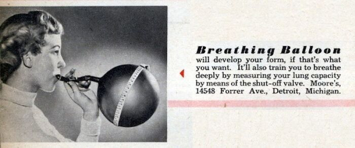 In 1949, The Breathing Balloon Promised To Help You “Develop Your Form”