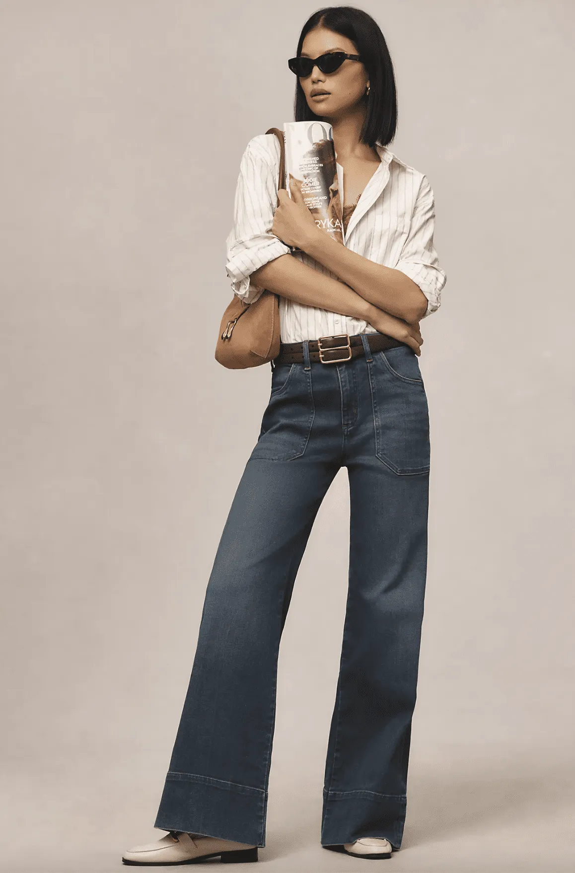 1. Wide Leg Jeans (Jeans that let you breathe)