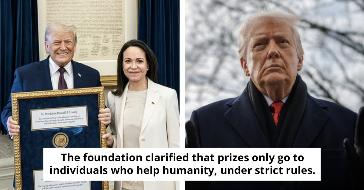 White House Issues Clear Request to Nobel Foundation Following Rejection of Peace Prize