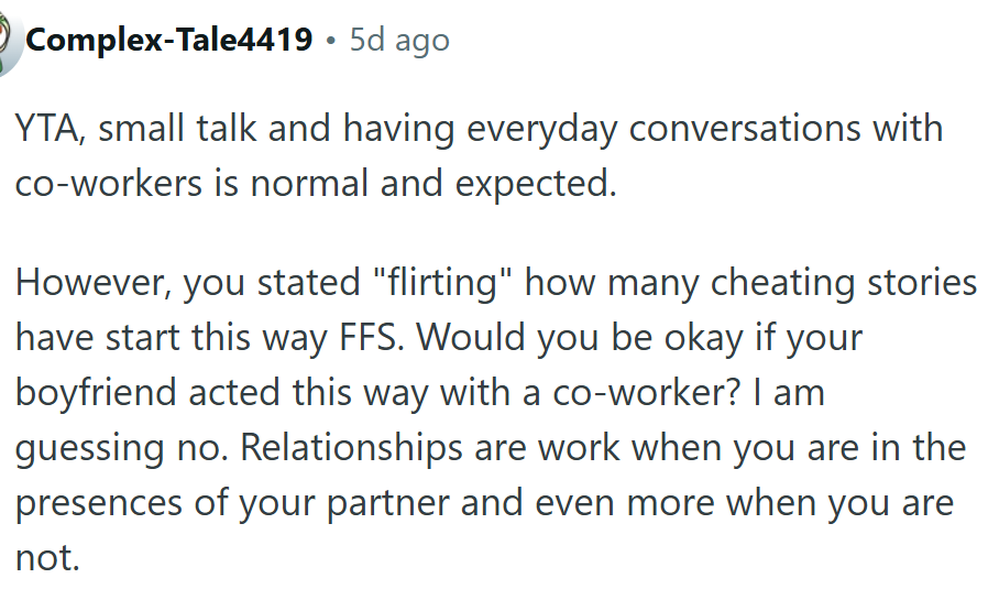 Many cheating stories start this way...