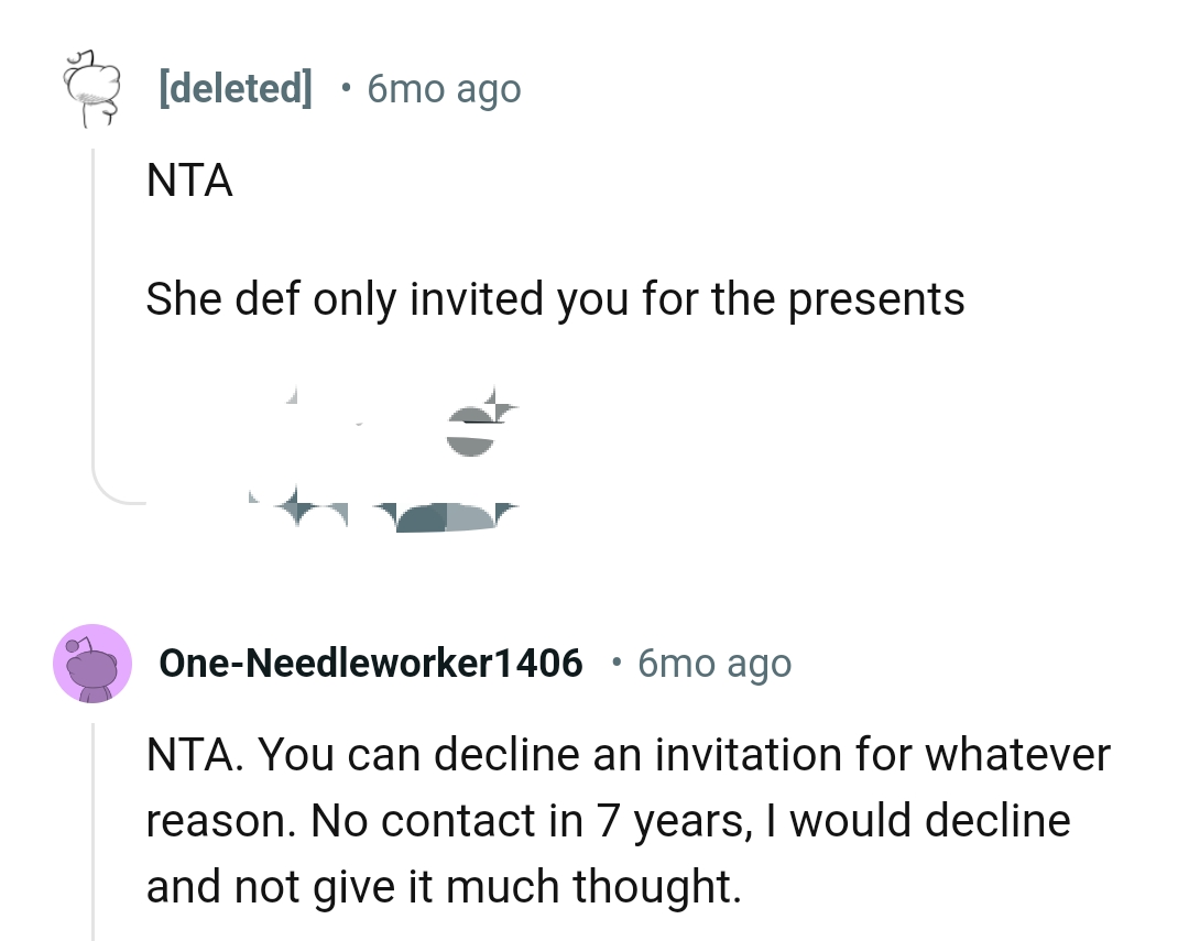 We've gathered some of the most upvoted comments from other Redditors for you to check out below