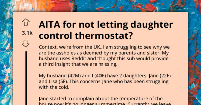 Mom Under Fire From Parents For Restricting Daughter’s Thermostat Access In Cold Home