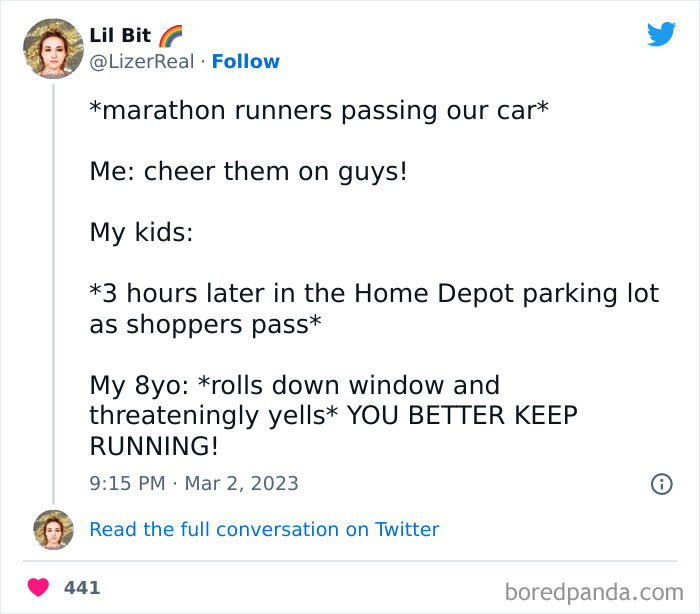 10. Better keep running