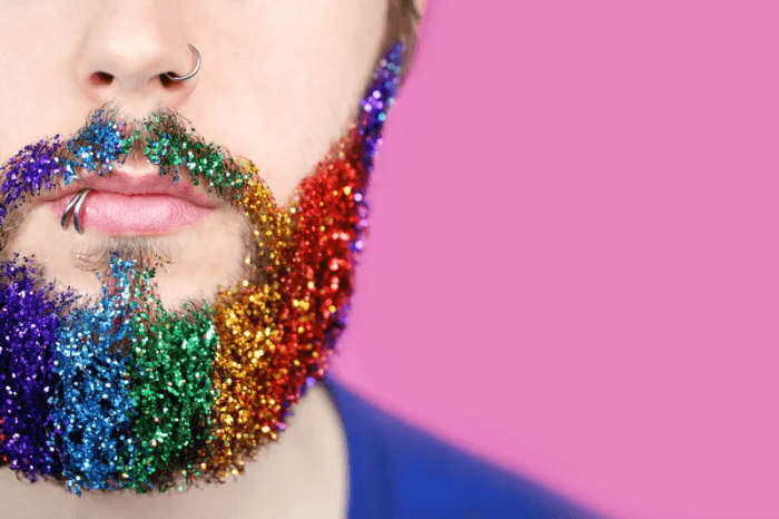 23. Glitter beard