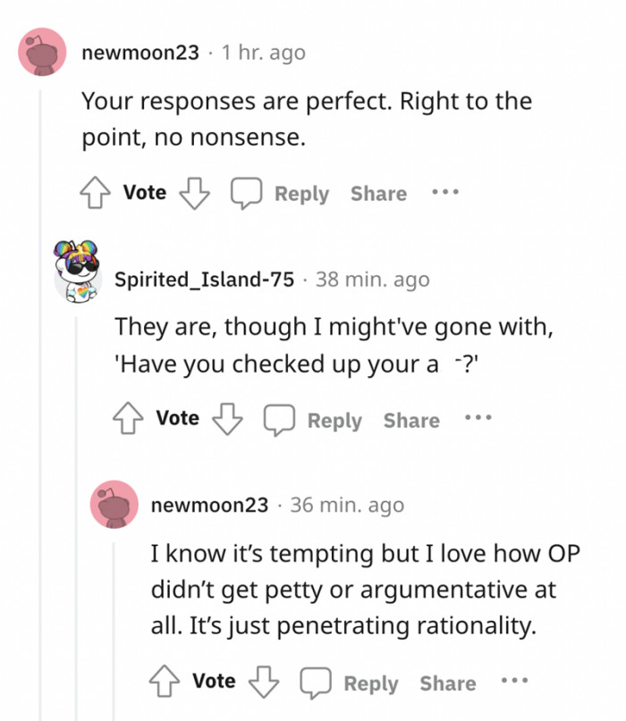 It's just penetrating rationality