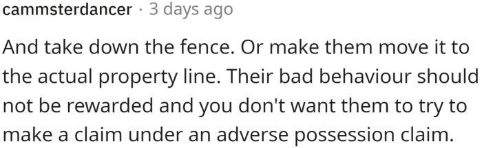 Their bad behavior should not be rewarded