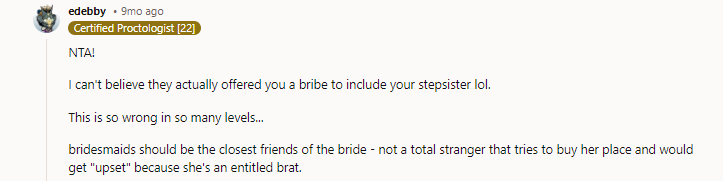 And it's a slippery slope—if OP were to agree, then his dad and stepmother would know that OP can be bribed. Where does he draw the line?