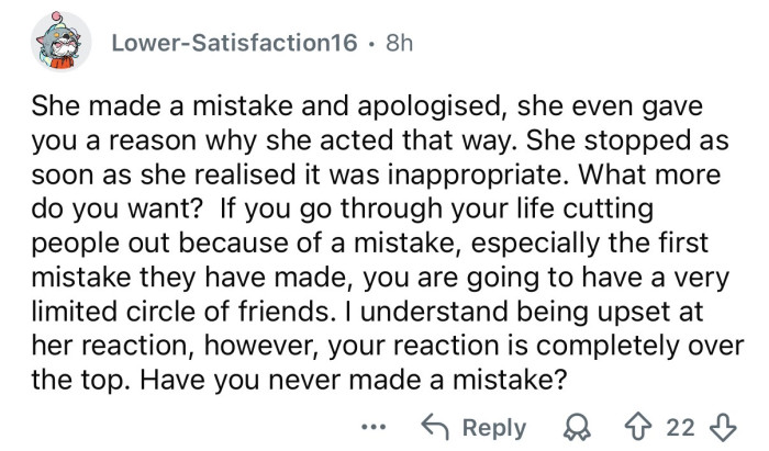 Have you never made a mistake?