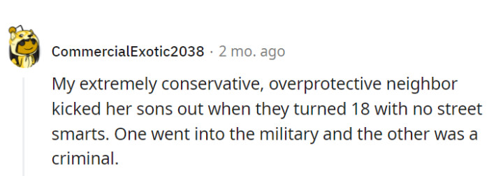 This similar story gave birth to an unexpected duo: one in the military, the other in the world of crime. Irony at its finest!