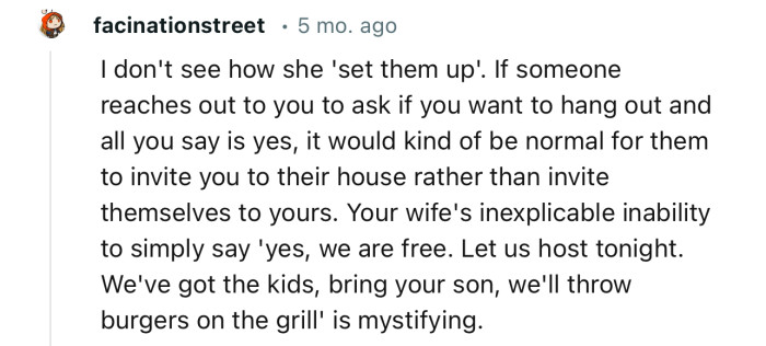 If it’s not a test, can we call it a lack of assertiveness?