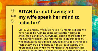 Husband Lands Himself in Hot Water by Preventing His Wife from Going Nuclear on Incompetent Pediatrician for Messing Up Their Toddler’s Blood Tests