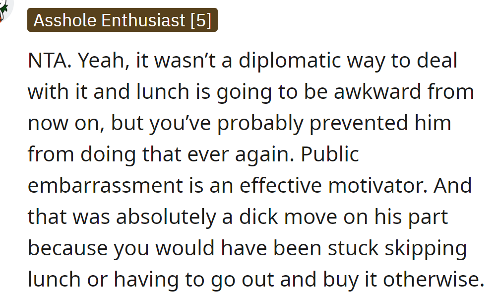 It wasn't a diplomatic way, but it worked