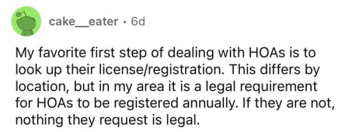 It is a legal requirement