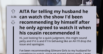 Wife Left Furious After Husband Refuses To Watch Her Beloved Show, Only To Get Hooked When Cousin Recommeds It