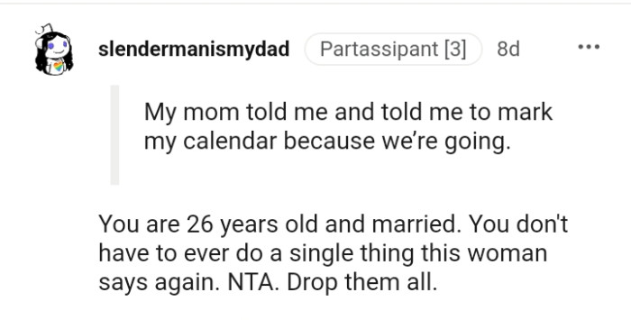 You don't have to do a single thing