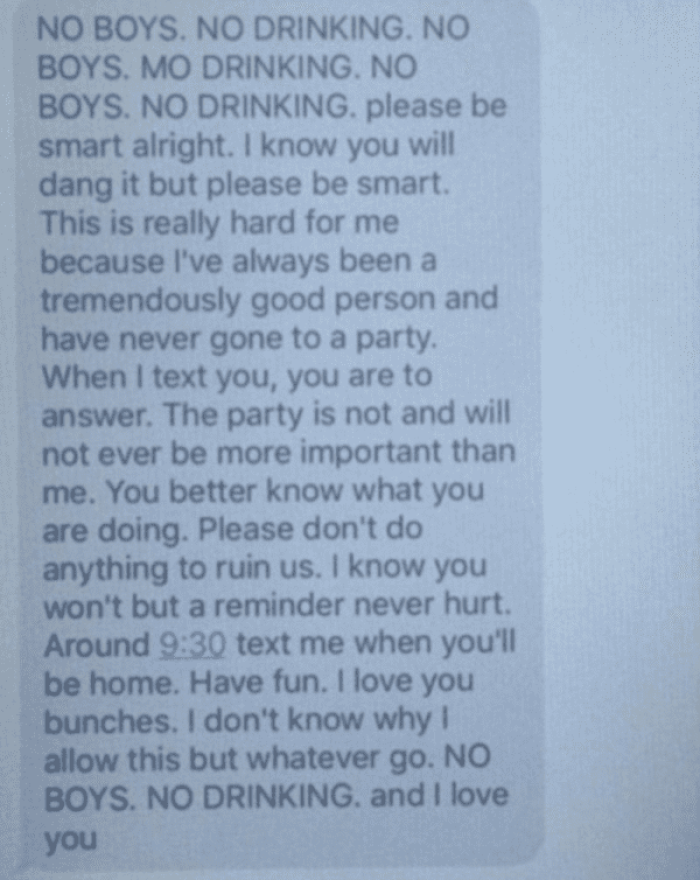 1. The party is not and will never be more important than you