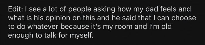 OP eventually modified the post to include an edit.