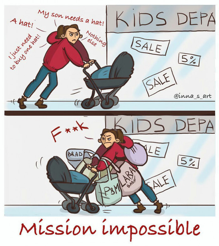 22. Once you shop, you can't stop.