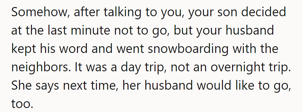 Neighbor's snowboarding squad: expanding! Get ready for the full family outing next time!