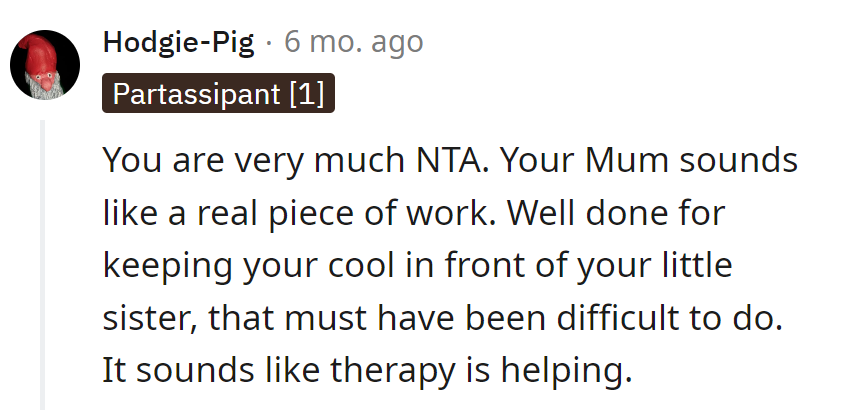 Mom's a masterpiece in the 