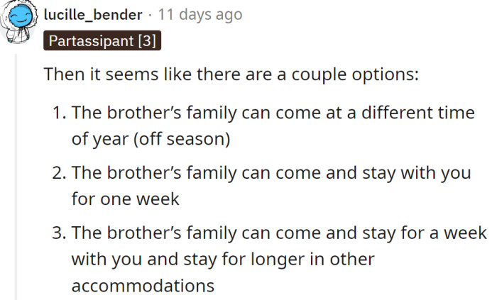 A Redditor suggested a couple of options: