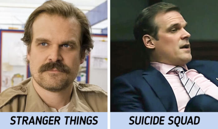 8. In Suicide Squad, David Harbour played Dexter Tolliver. Dexter Tolliver is the President’s National Security Advisor, and he ends up supporting Amanda Waller’s Task Force X concept because of its potential assets.
