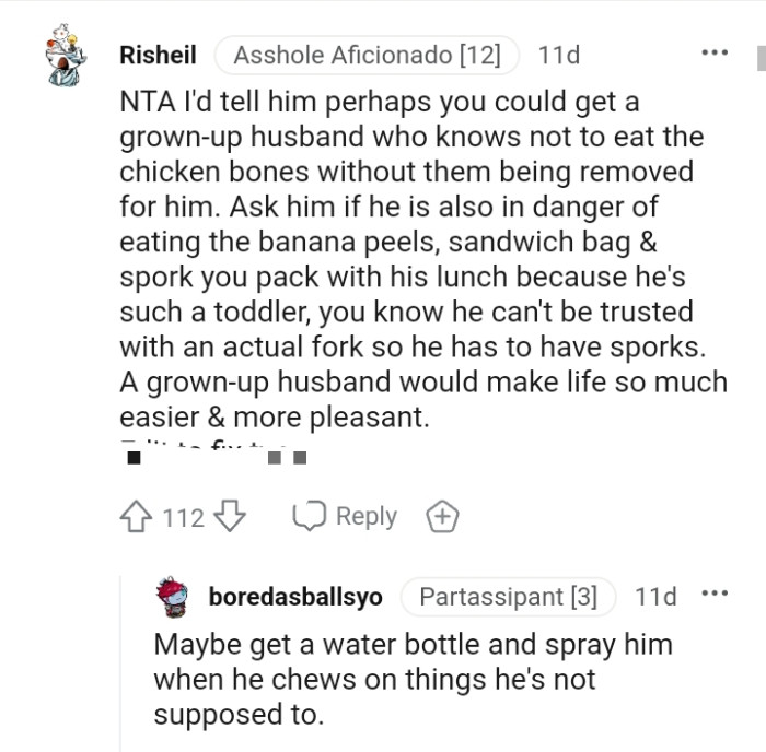 Is he also in danger of eating banana peels?