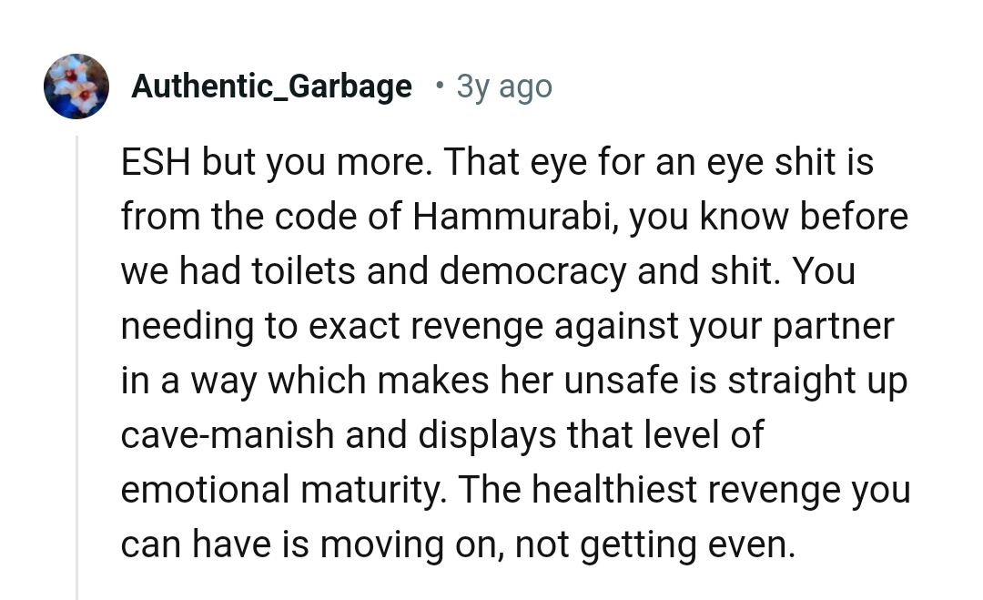 The healthiest revenge you can have