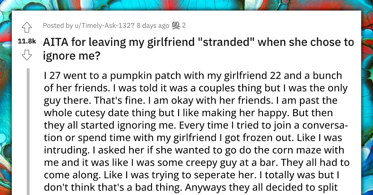 Man Leaves Girlfriend Stranded For Ignoring Him While They Were Out On A Date Night