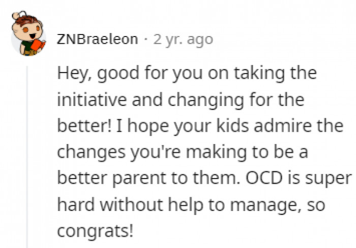 The comments were flooded with support for OP