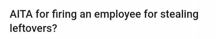 OP decided to share her decision with the Reddit community. Here's the full story: