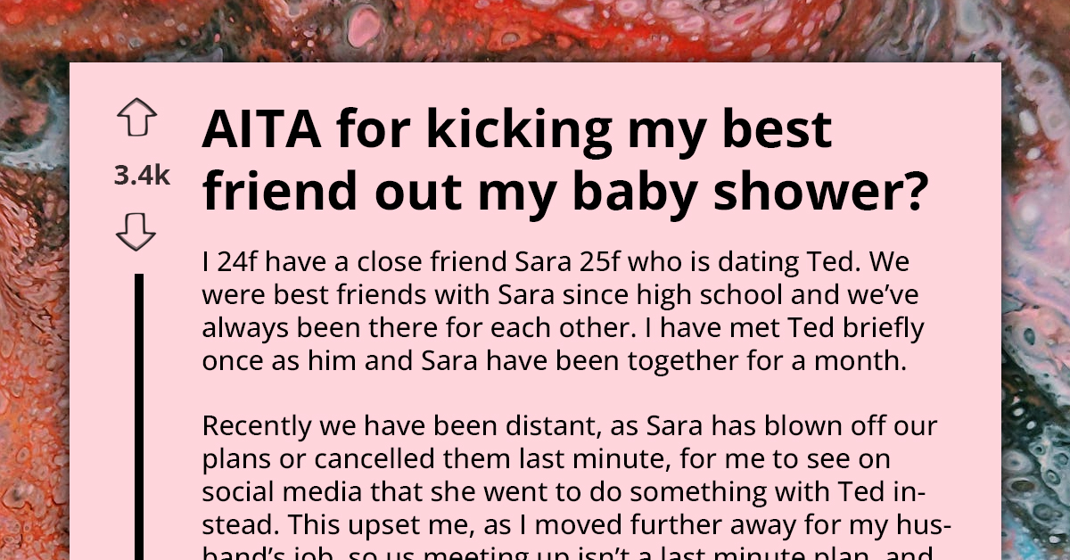 Lady Gets Kicked Out Of Baby Shower For Bringing Her Man Along