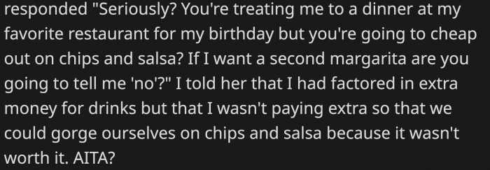 His girlfriend got upset, and he explained, but he still wonders if he really was TA