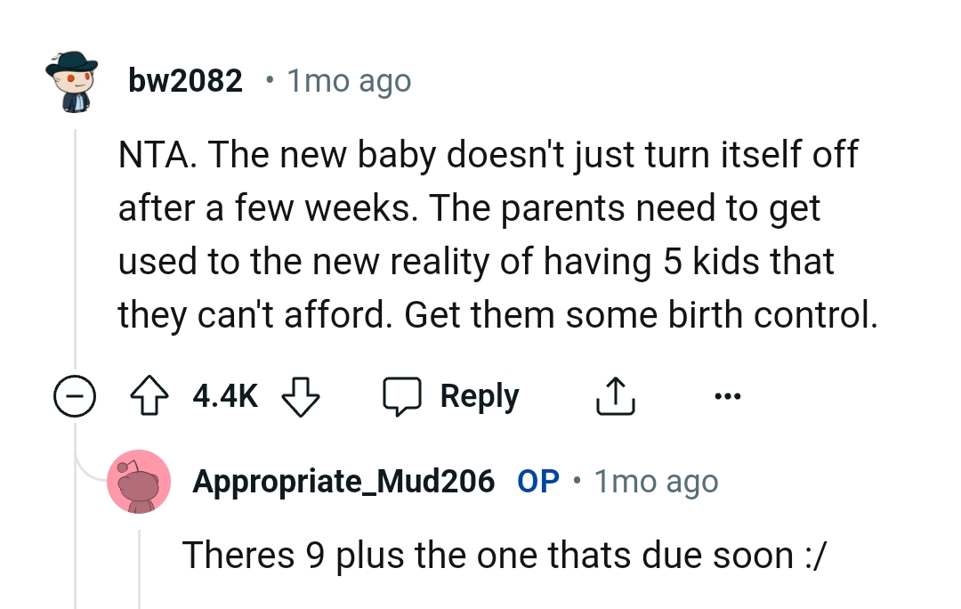 The Reddit post got hundreds of comments and here are a few of the most upvoted ones