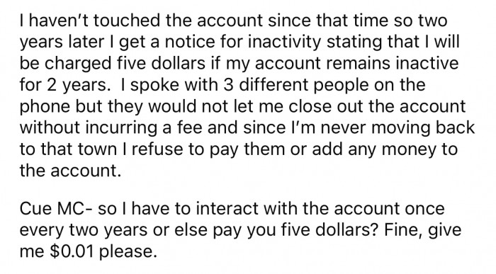 OP completely forgot about that account until the bank notified him.
