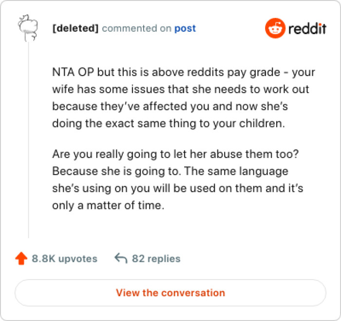 Let's find out what the online community thinks about this scenario