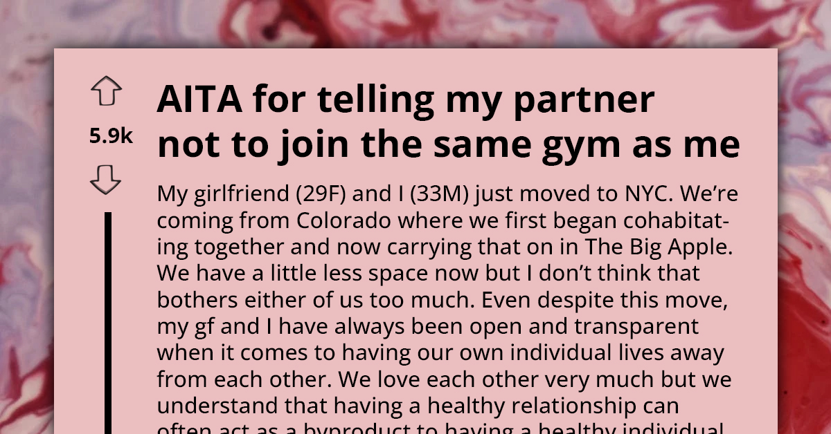 Man Takes Personal Space to Whole New Level by Banning Girlfriend from Joining ‘His’ Gym