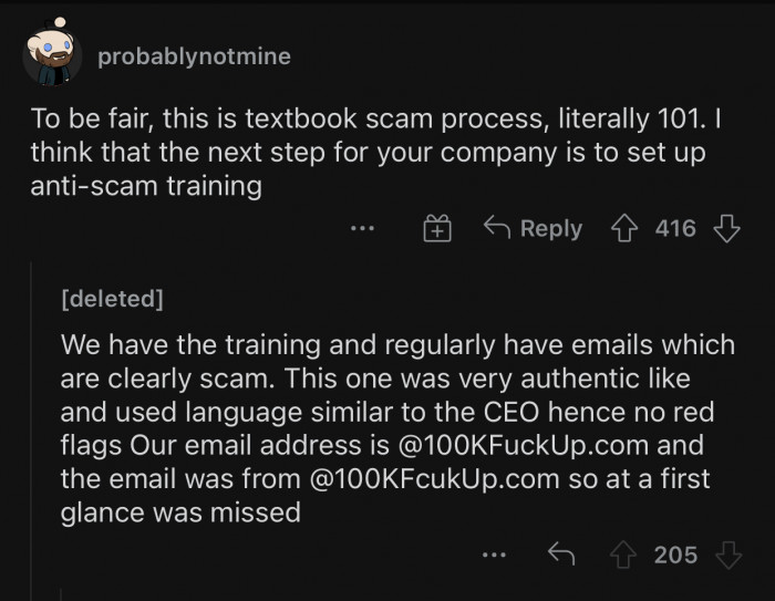 They make the mail look as realistic as possible.