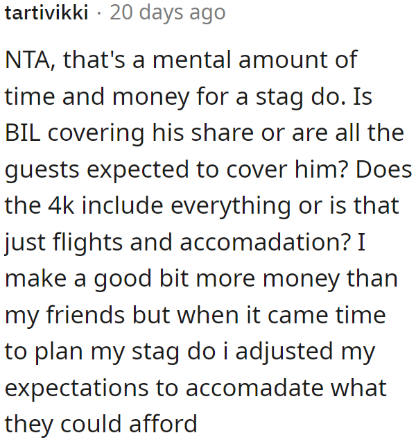 A user would rather make the scale smaller to accommodate his friends.