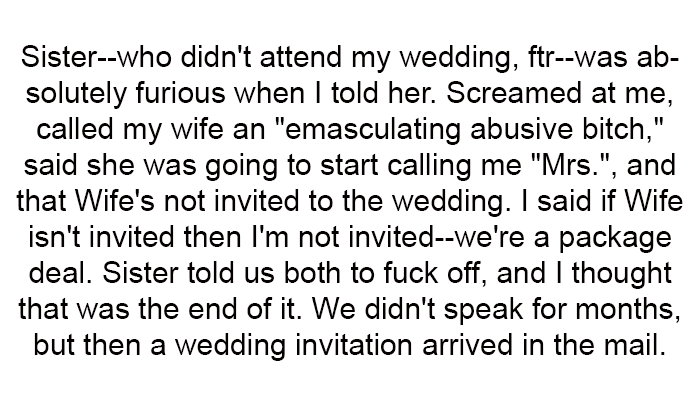 We didn't speak for months