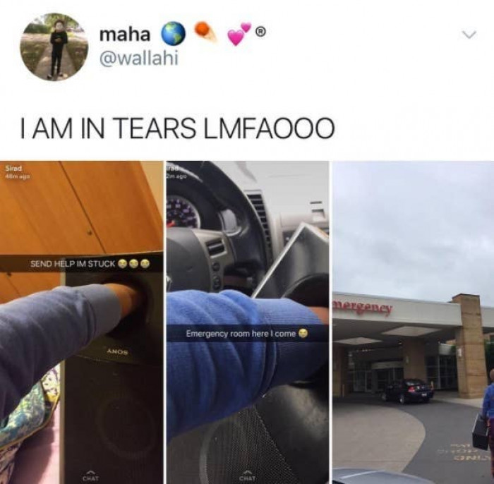 22. This is what happens when you stick your hand in a speaker.