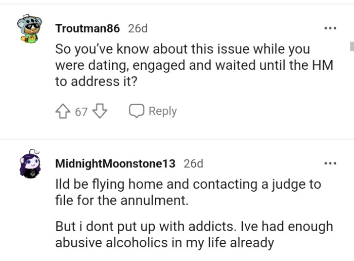 This Redditor has had enough of abusive alcoholics in their life already