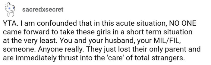 How is there no one in their family able to help?