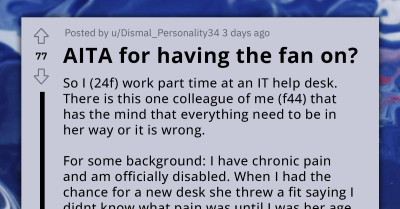 Disabled Employee Engages In Conflict With Elderly Woman Over Fan Usage, Leading To Woman's Passive Aggressiveness