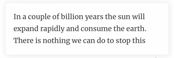 49. Just enjoy the sun while it lasts.
