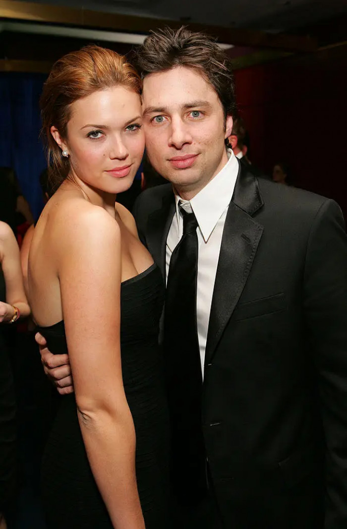 1. Mandy Moore and Zach Braff