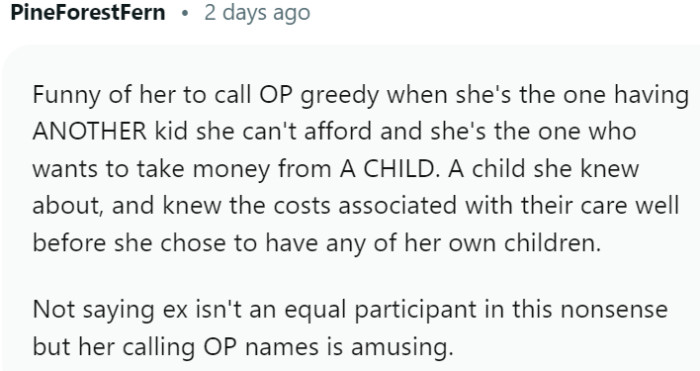 The name-calling is amusing