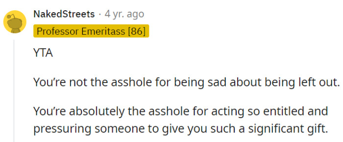 Oh, the quilted truth stings!